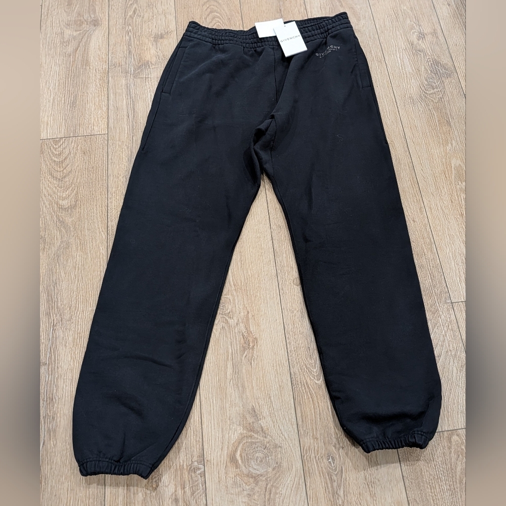 $970 Mens GIVENCHY "New Harley" Jogger Pants Black 2XL